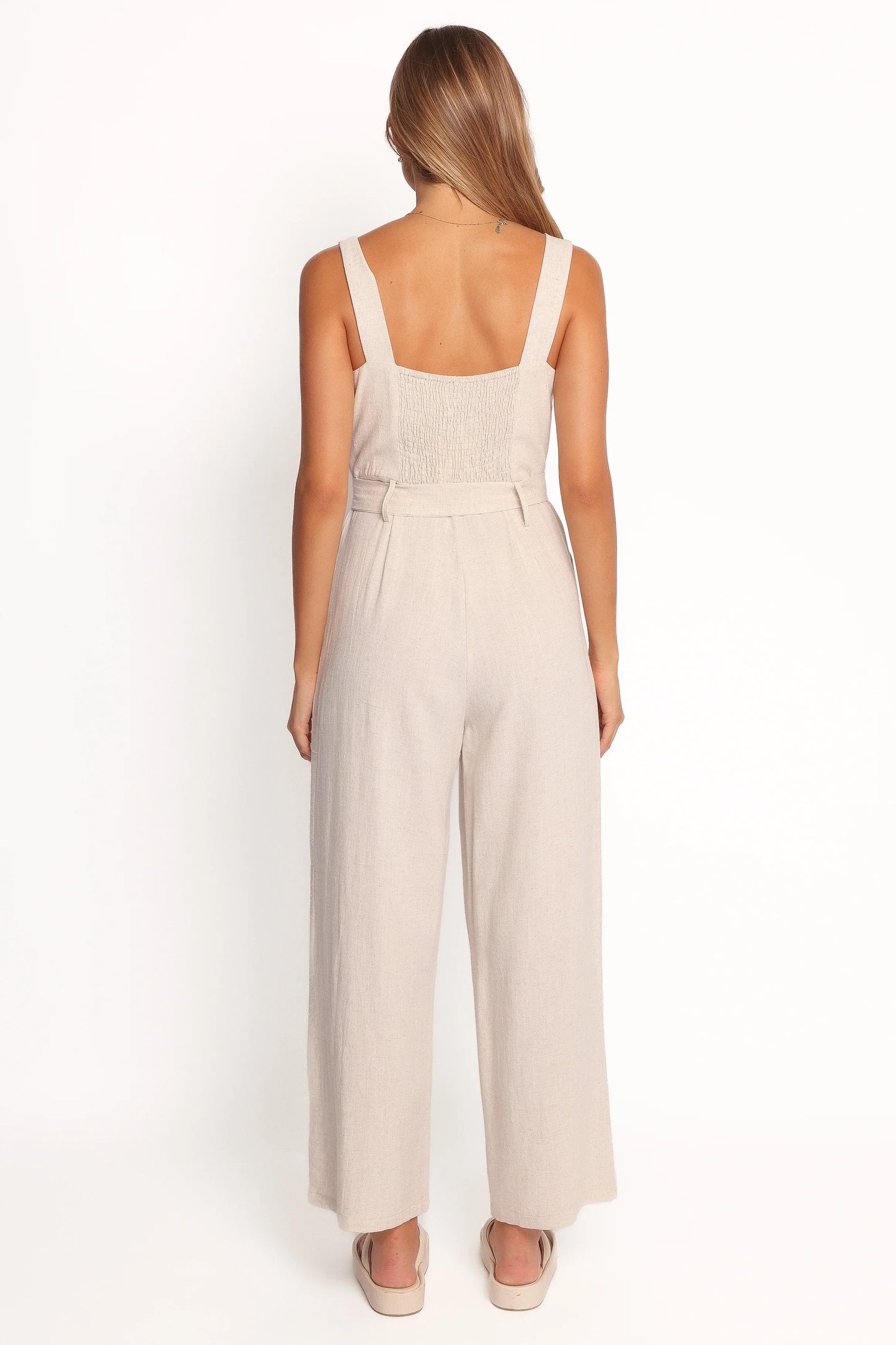Rachel Jumpsuit Beige