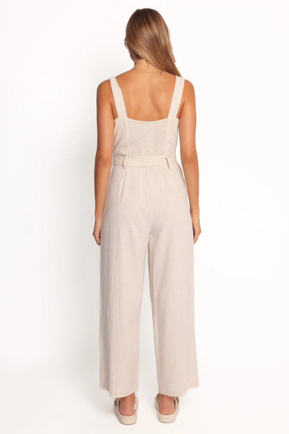 Rachel Jumpsuit Beige