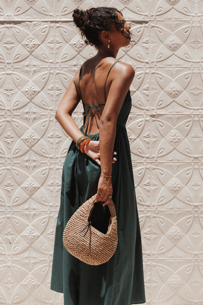 Savannah Maxi Dress Forest Green