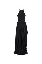 Black Elastic Maxi Dress
