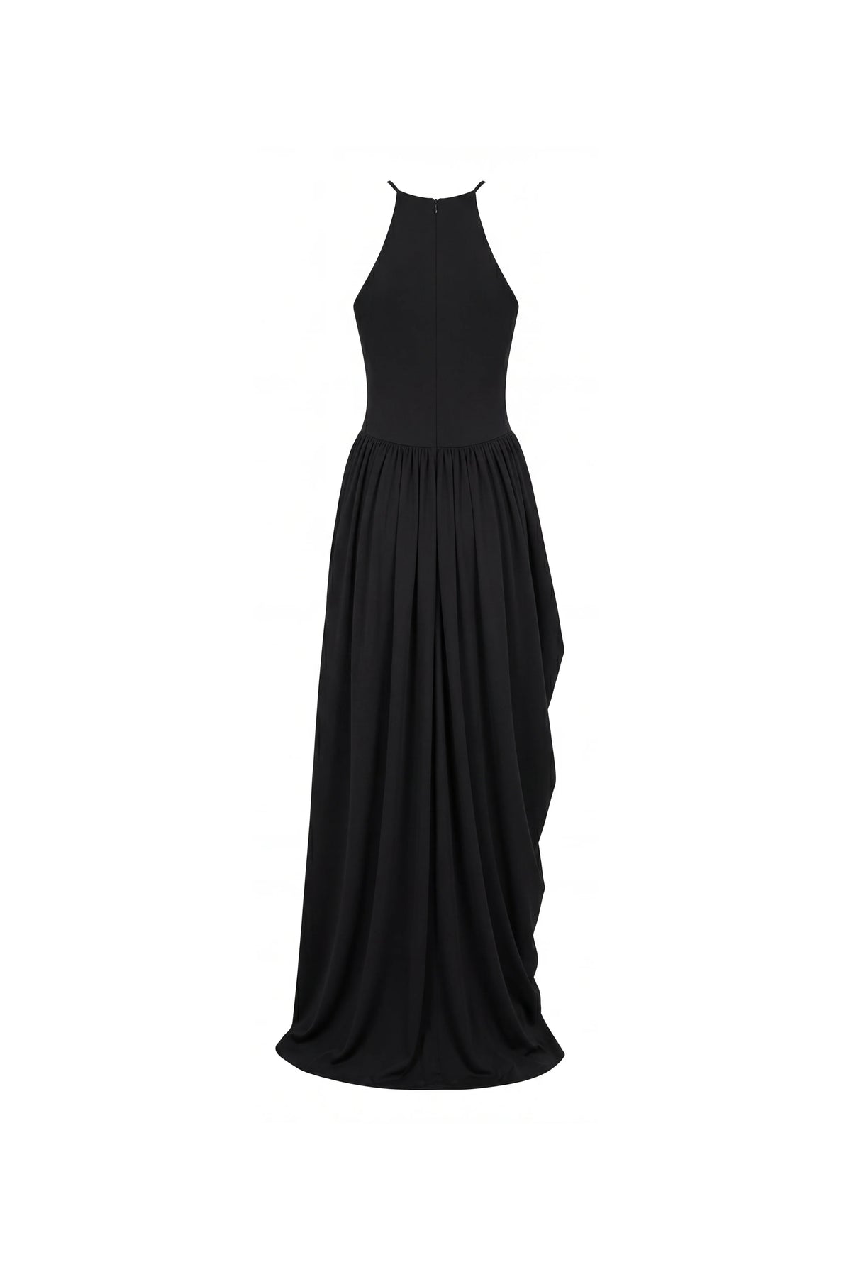 Black Elastic Maxi Dress