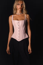 Sculpting pink low waist corset