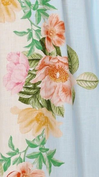 Ellea Maxi Dress Botanical Bliss Blue