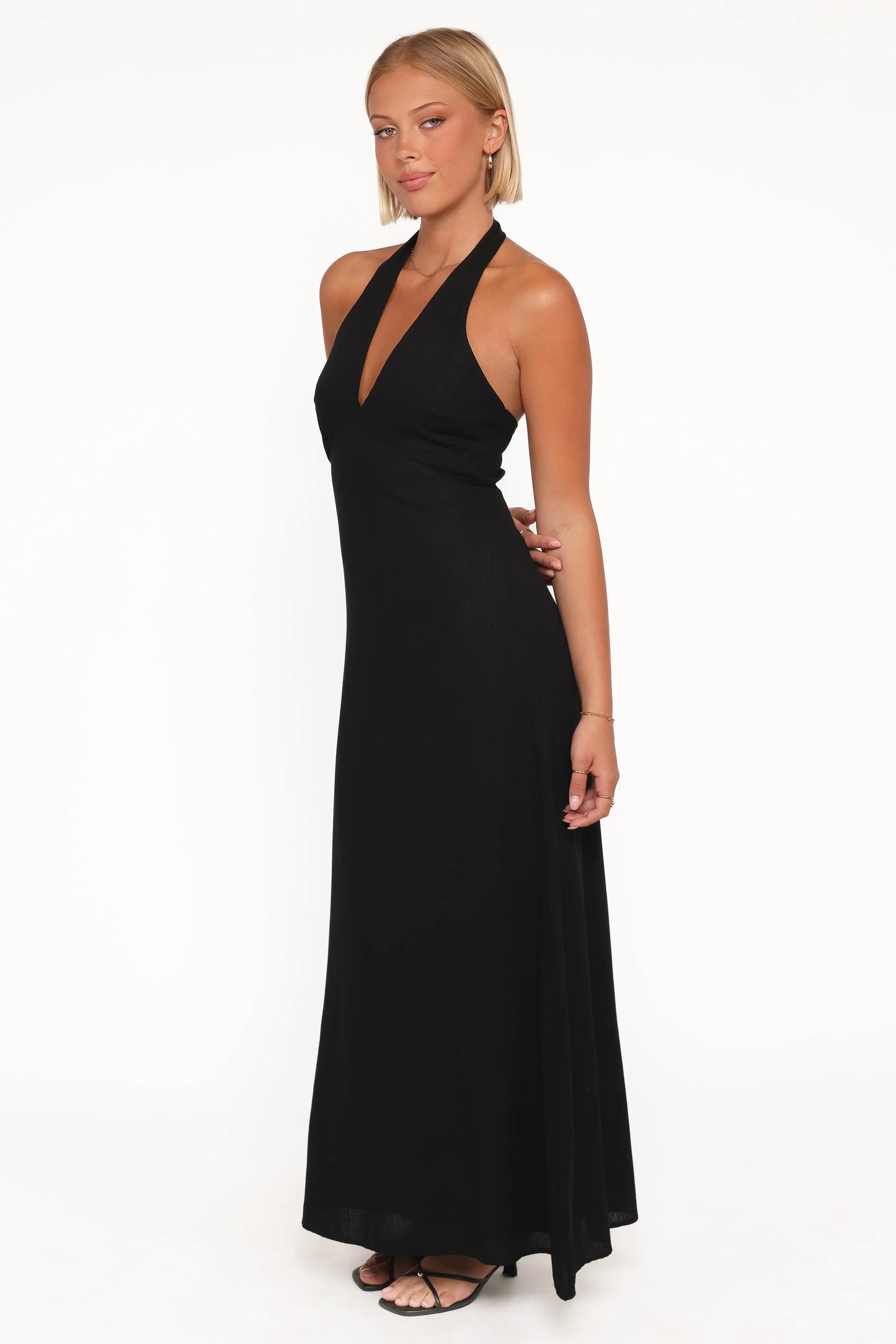Michelle Halterneck Dress Black