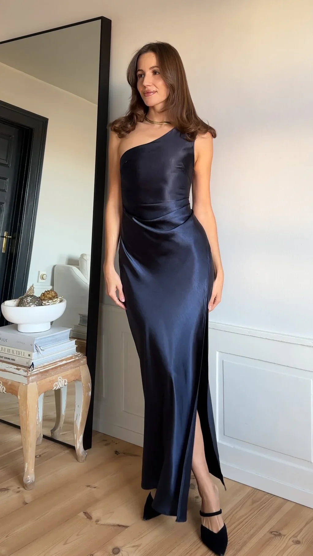 Victoria Maxi Dress Navy