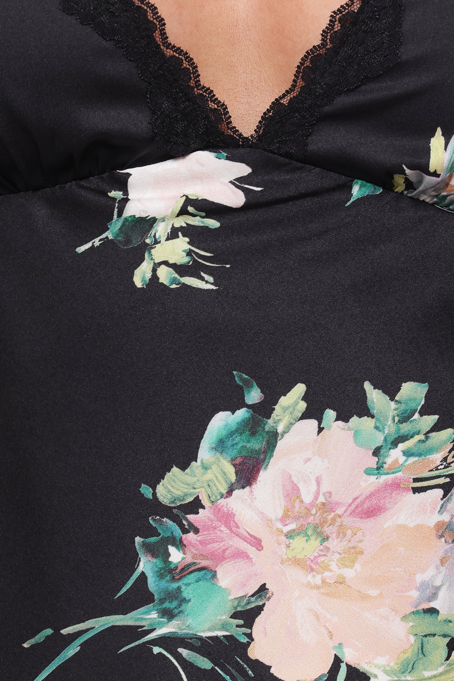 Kelso Top Black Floral