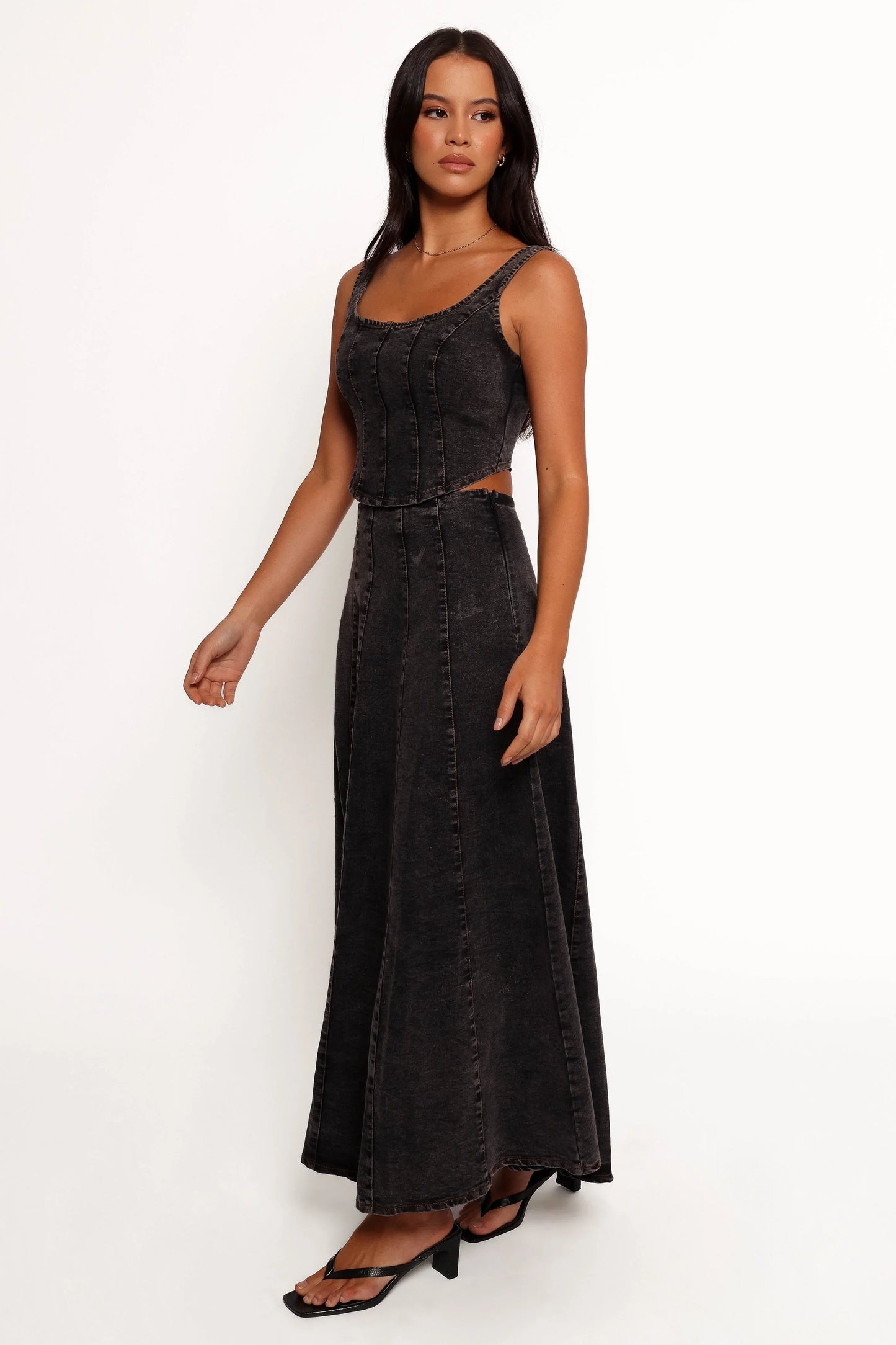Mara Midi Skirt Black