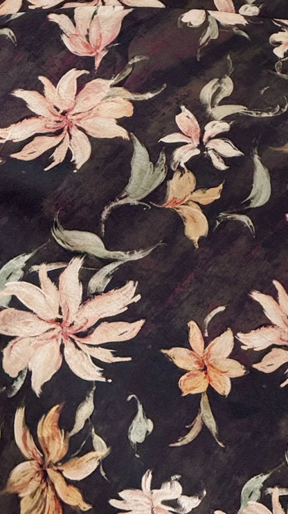 Dascha Maxi Dress Black Floral