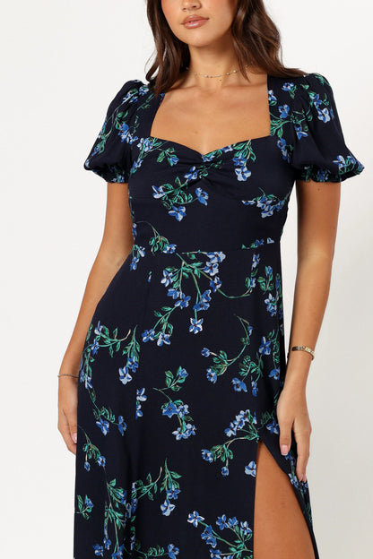 Hendrix Midi Dress Midnight Blues