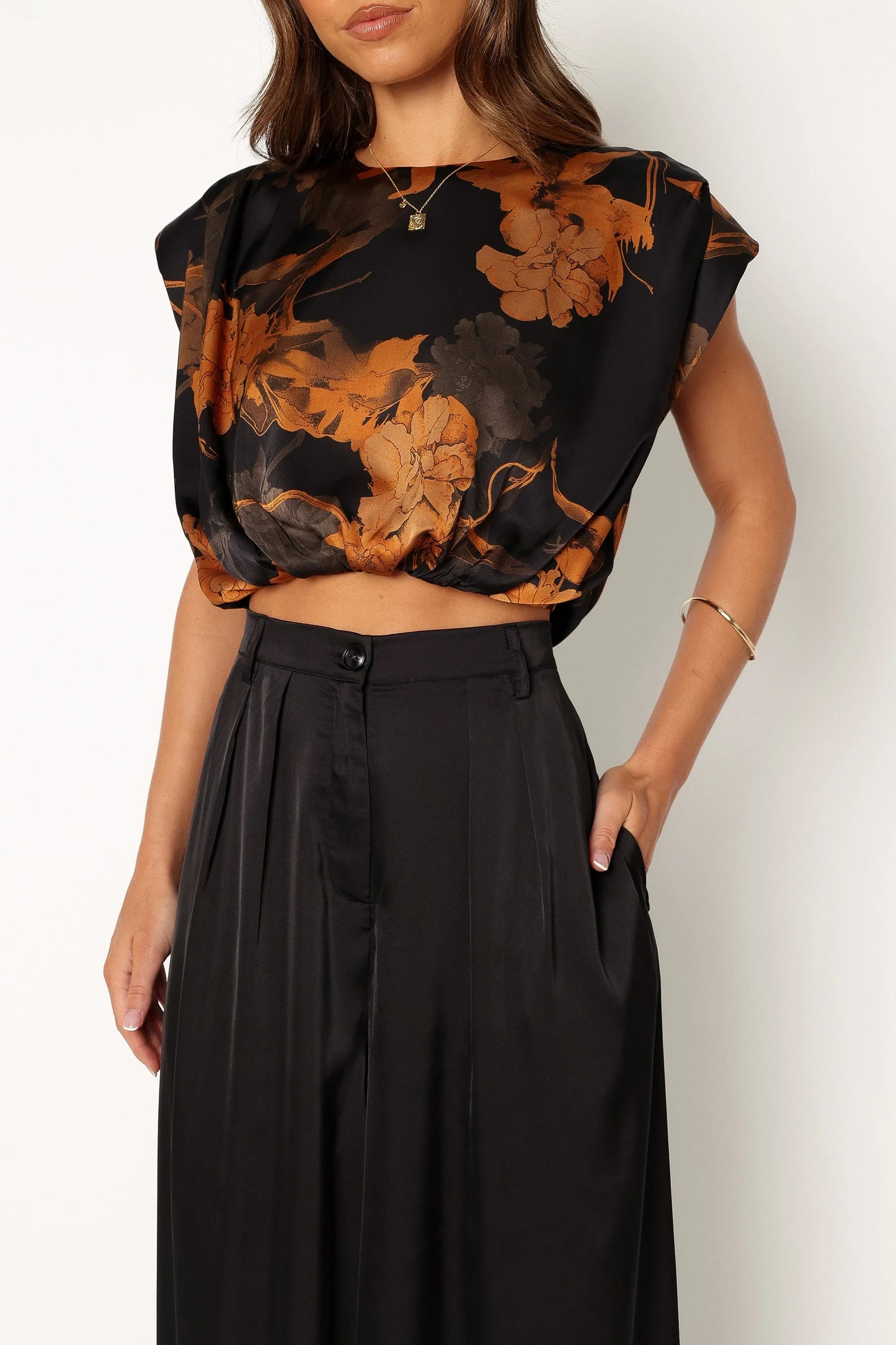 Taya Two Piece Set Black