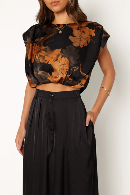 Taya Two Piece Set Black