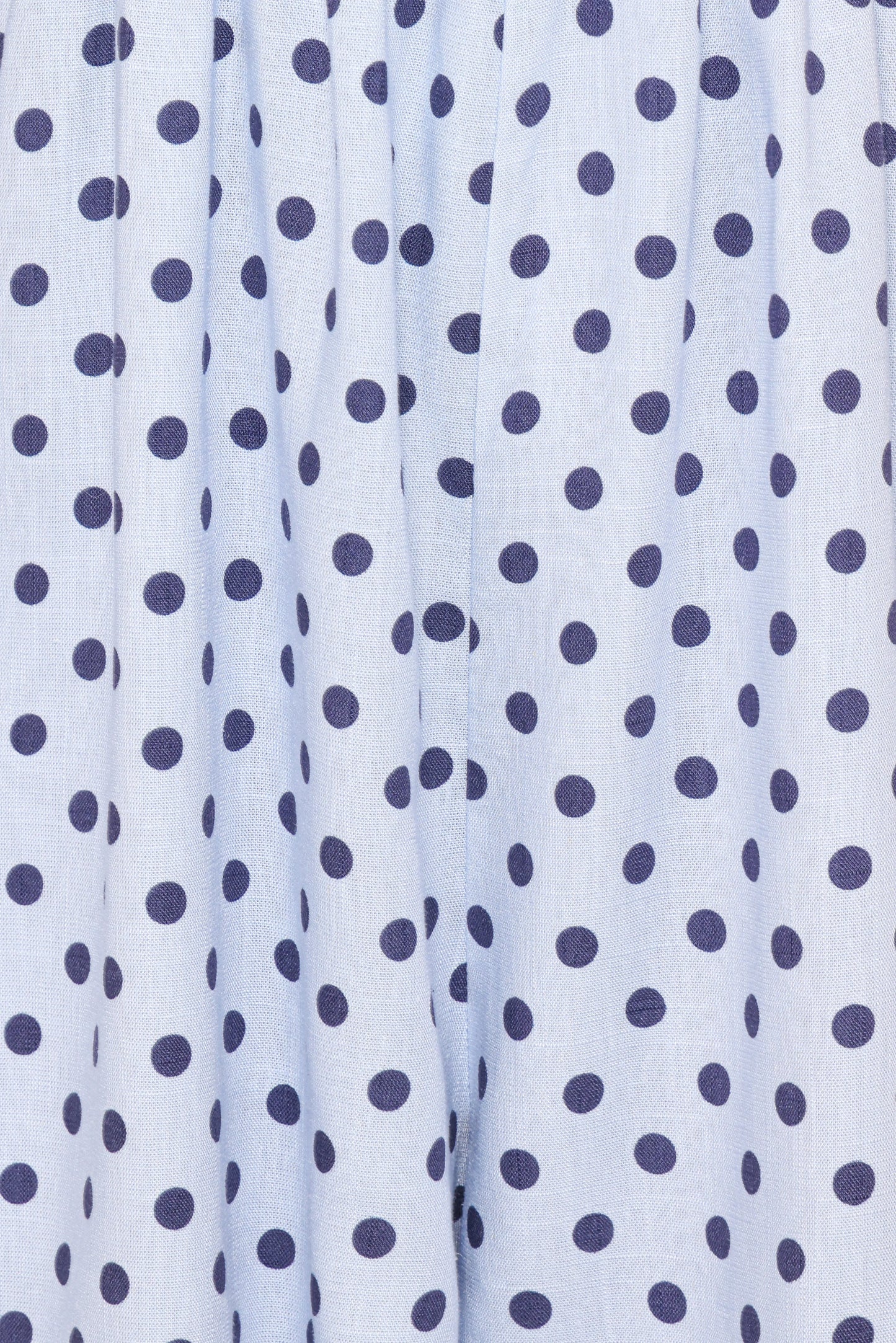 Quinley Romper Blue Polka Dot