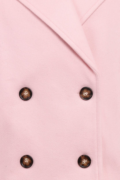 Lindy Cropped Coat Baby Pink