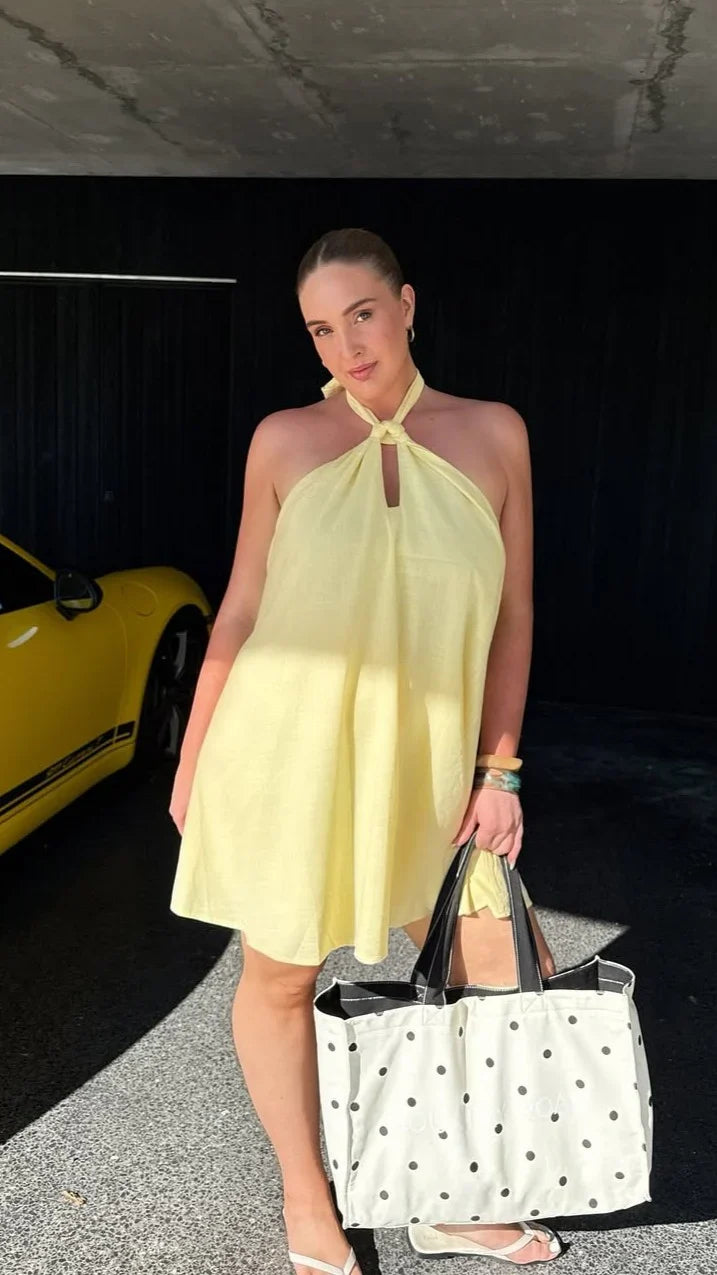 Maja Mini Dress Yellow