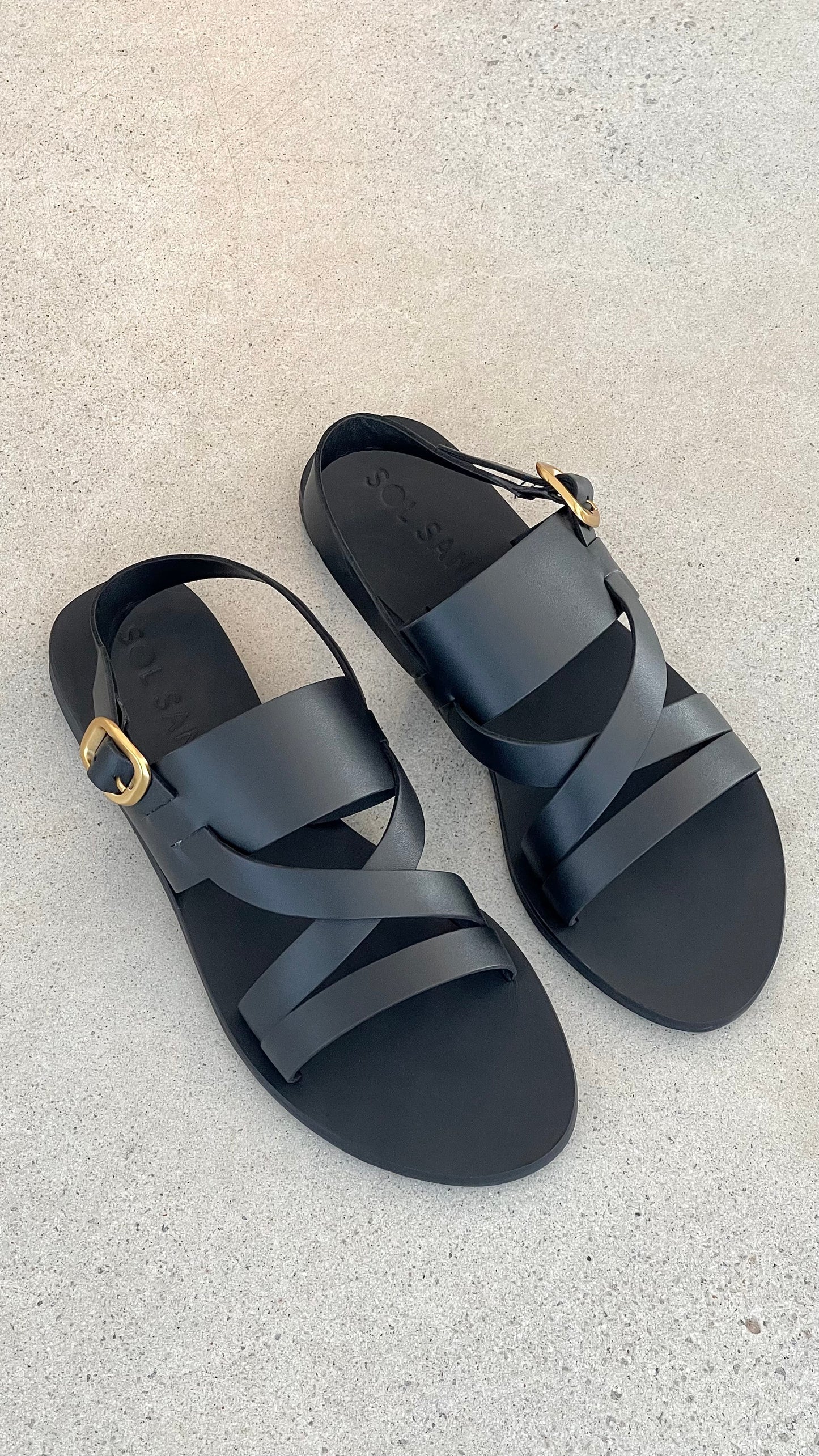 Sol Sana Palermo Sandal Black
