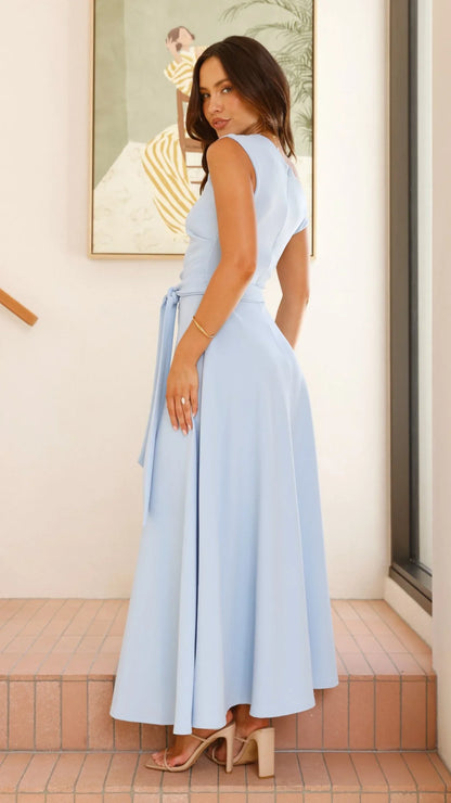 Gemma Maxi Dress Baby Blue