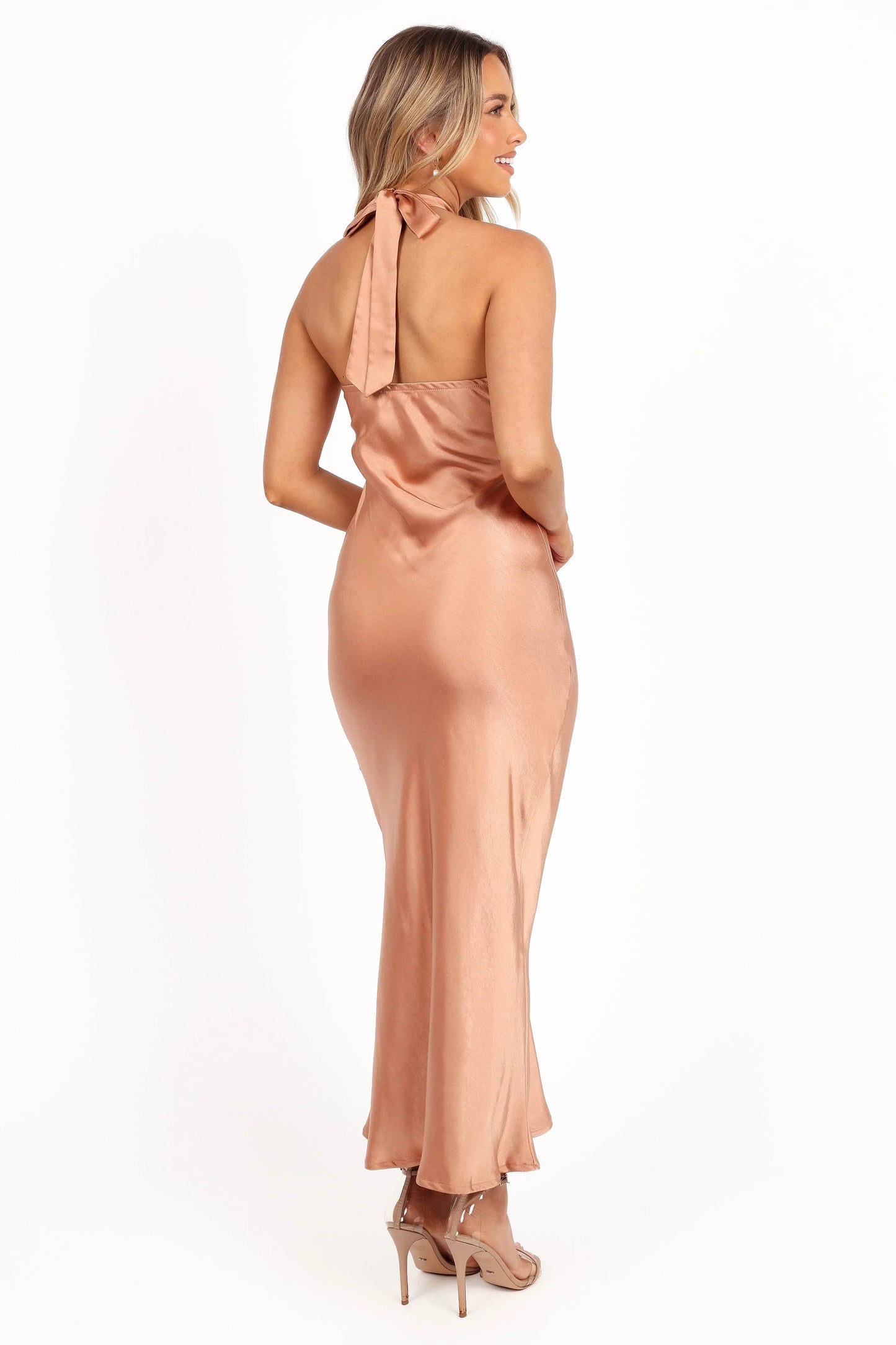 Grasie Midi Dress Bronze