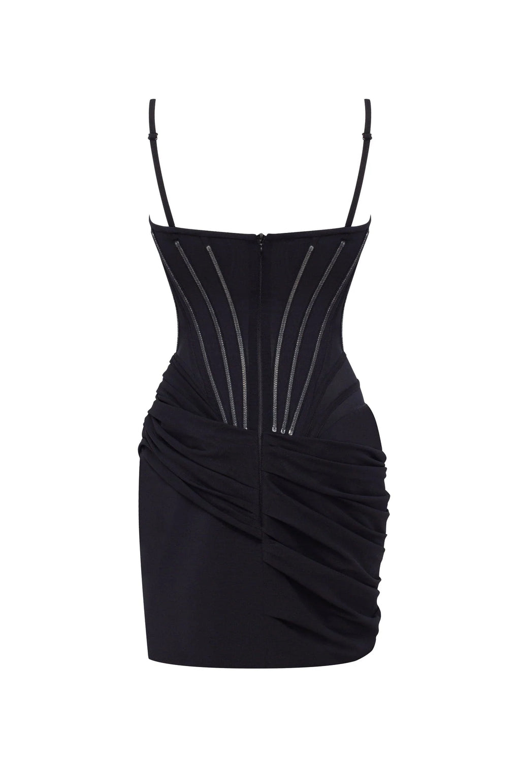 Chic fitted corset mini dress Parisienne