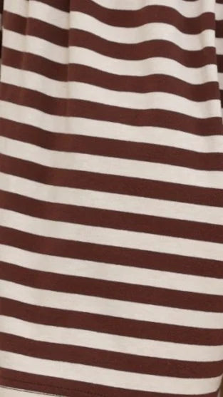 Marley Shorts Chocolate Stripe