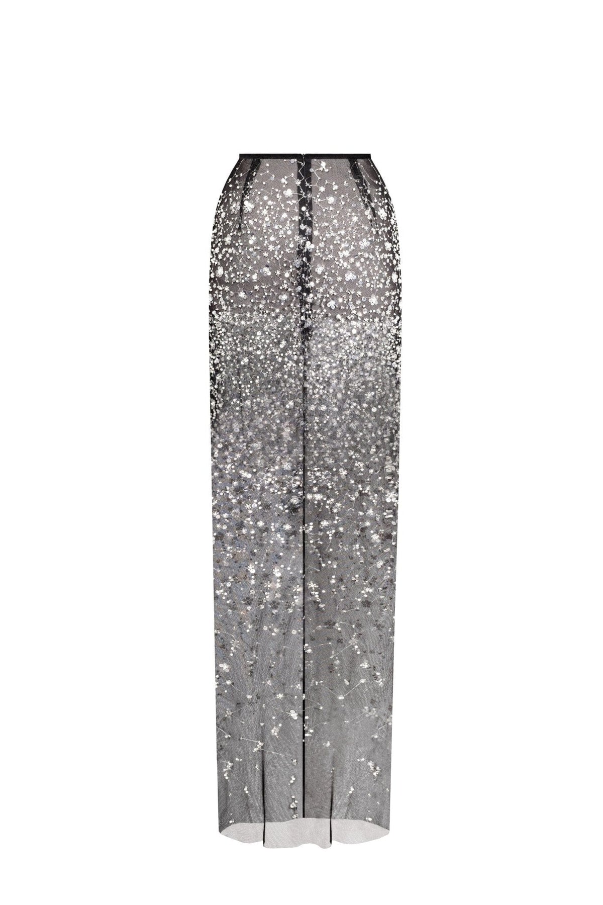 Crystal covered fabulous black maxi dress