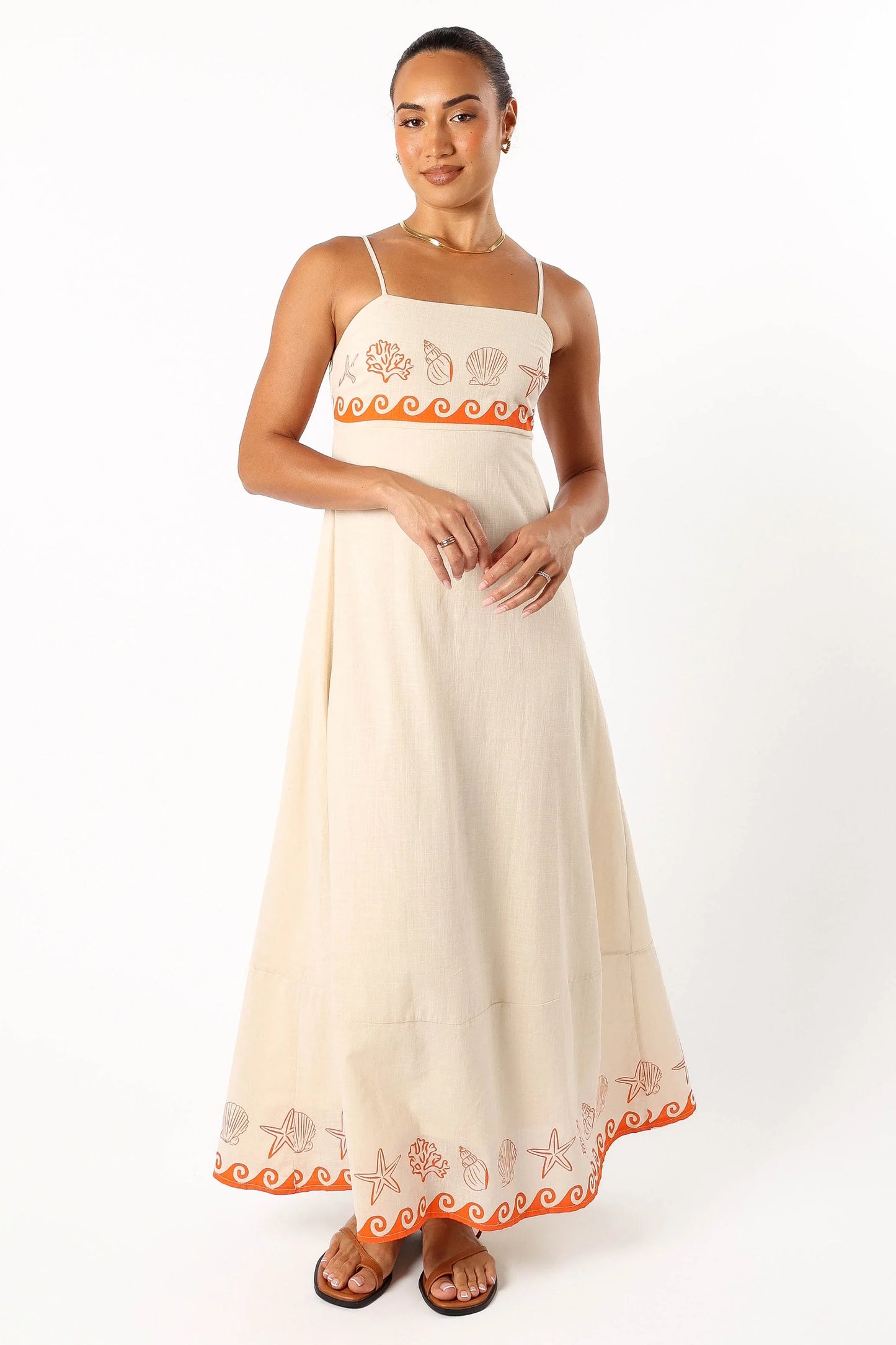 Ceecee Maxi Dress Beige
