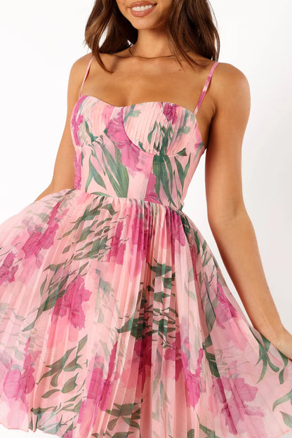 Achanti Mini Dress Pink Floral