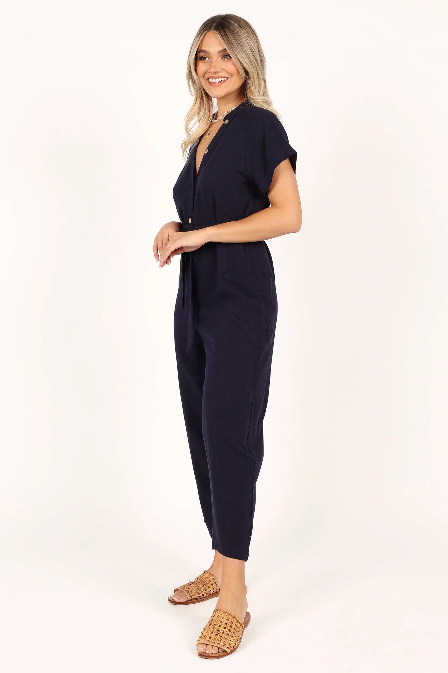 Archie Jumpsuit Navy