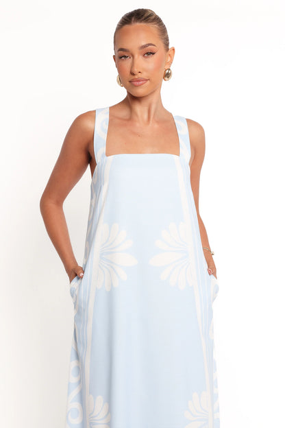 Valeria Maxi Dress Blue