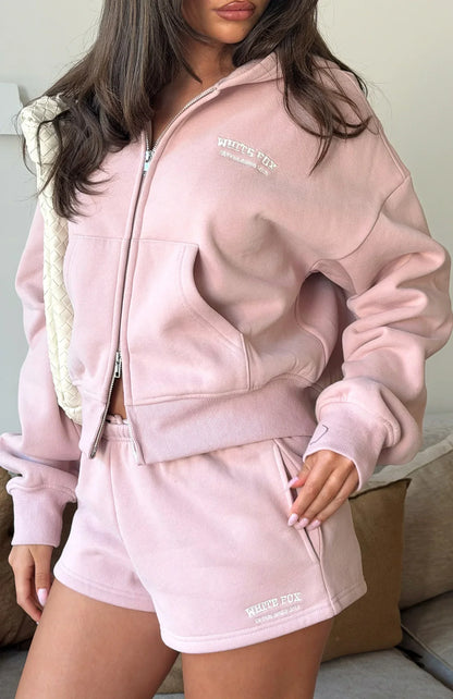 Cant Miss It Lounge Shorts Dusty Pink