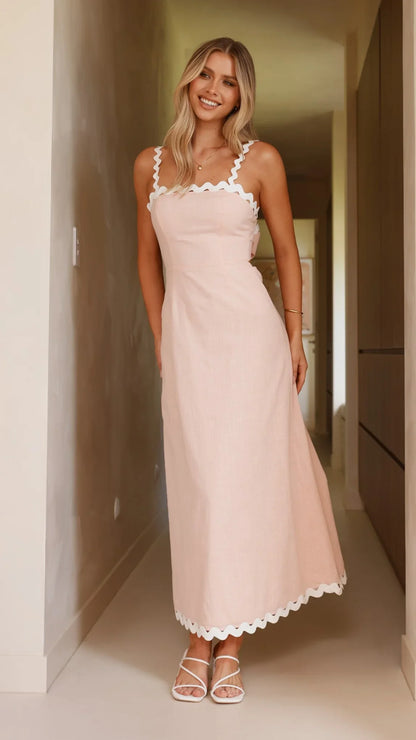 Fiora Maxi Dress Pink