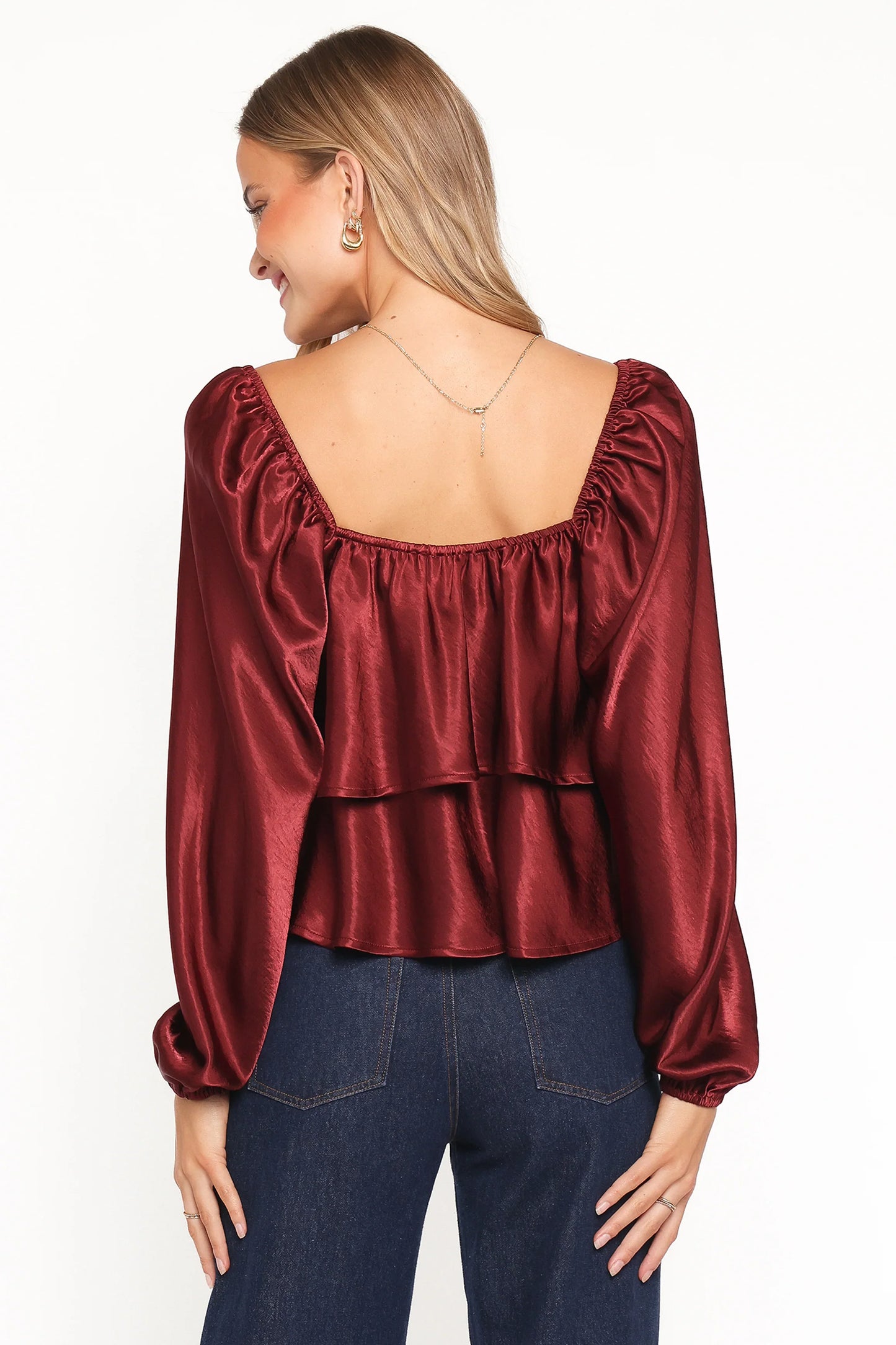 Janina Blouse Wine