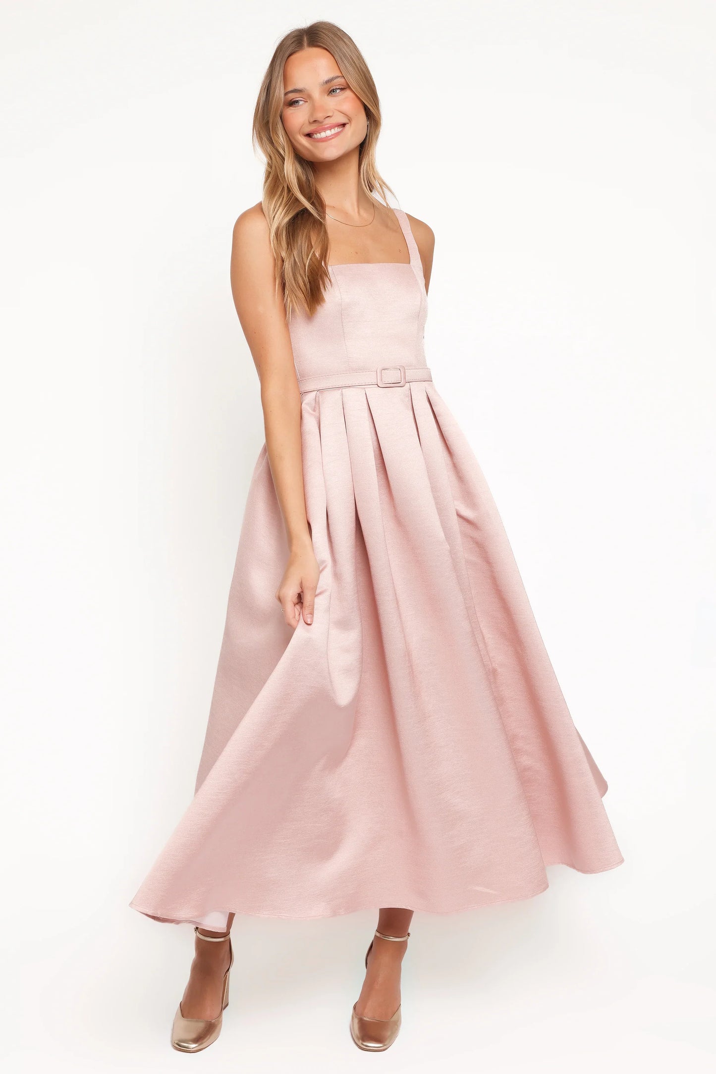 Augustine Midi Dress Dusty Pink