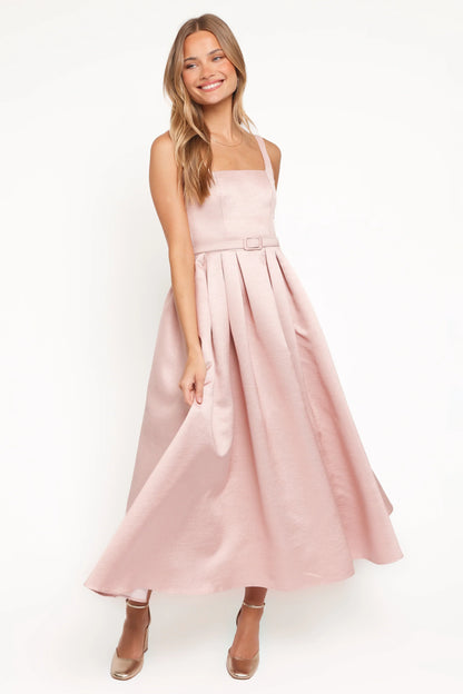 Augustine Midi Dress Dusty Pink