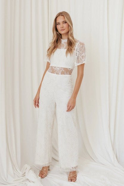Zina Jumpsuit Ivory