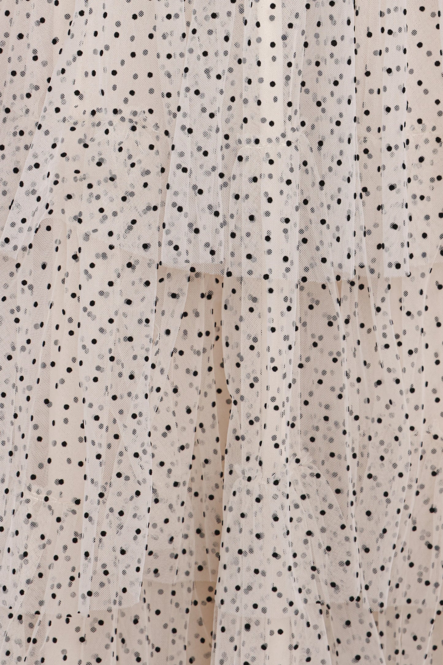 Belle Maxi Dress Cream Polka Dot