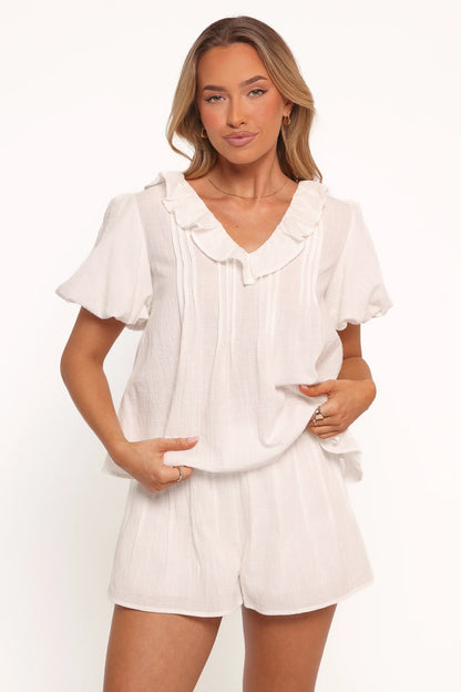 Felicity Short Set White