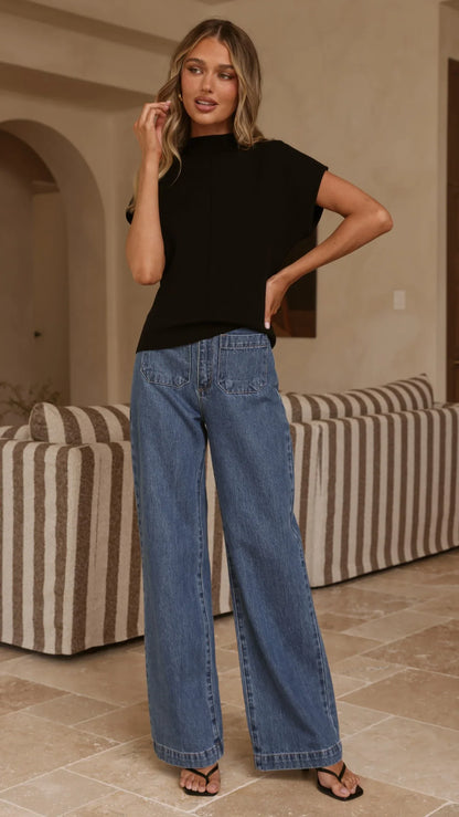 Shiloh Knit Top Black