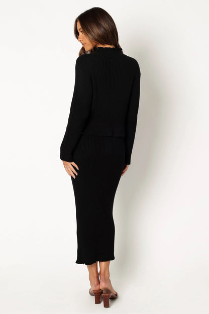Payton Knitted Set Black