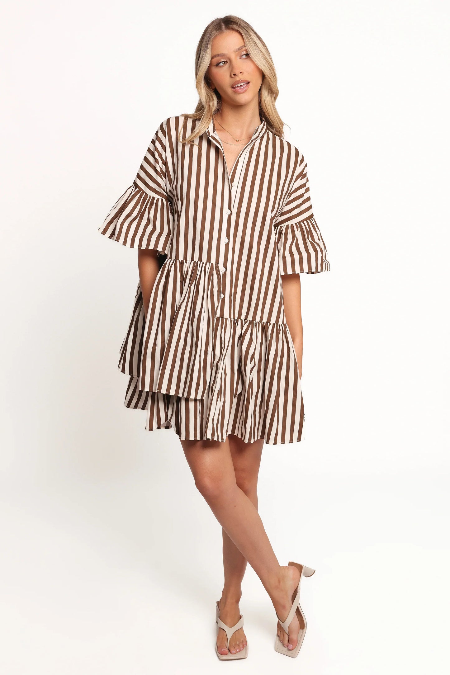 Jacqueline Mini Dress Chocolate
