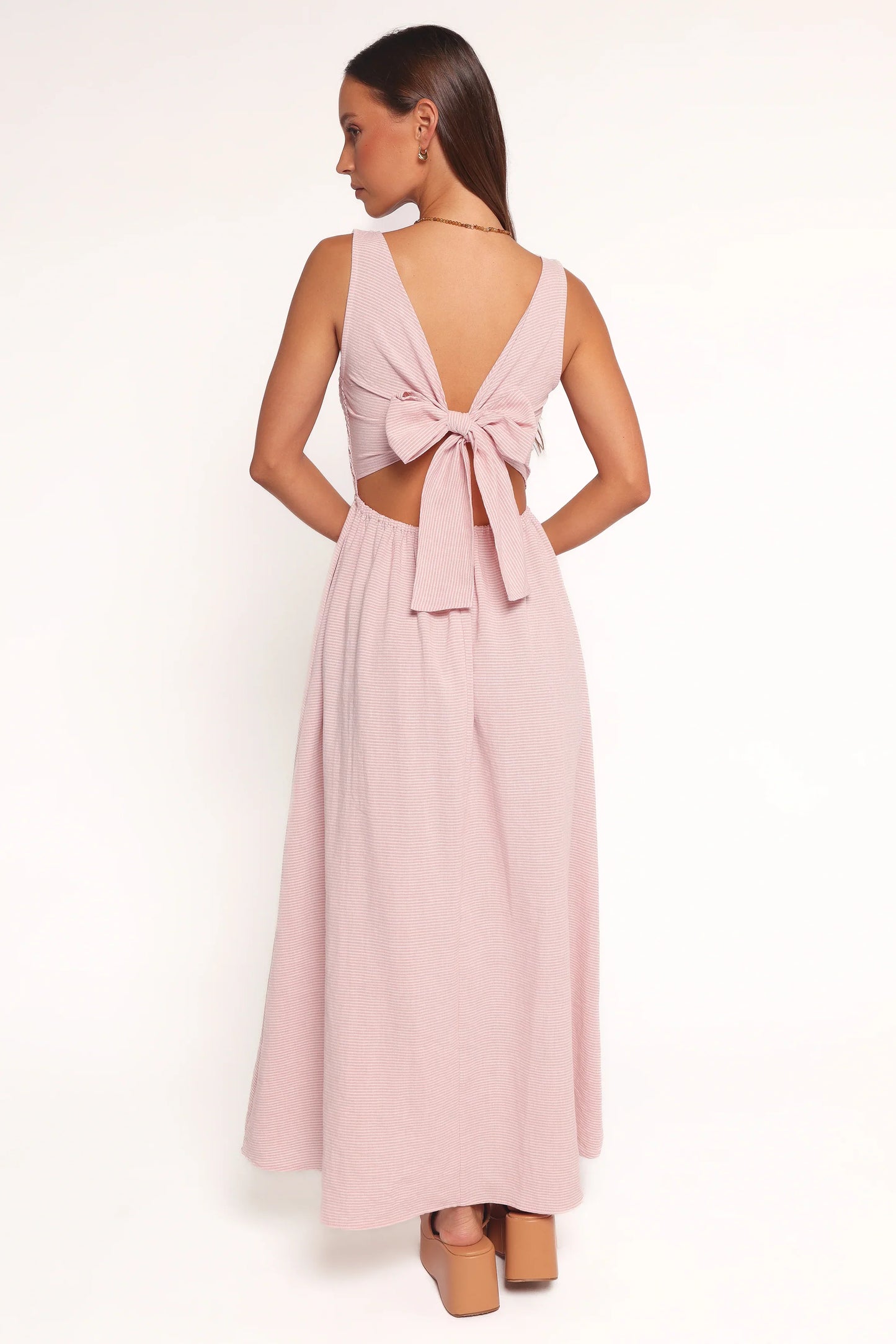 Lillie Maxi Dress Pale Pink
