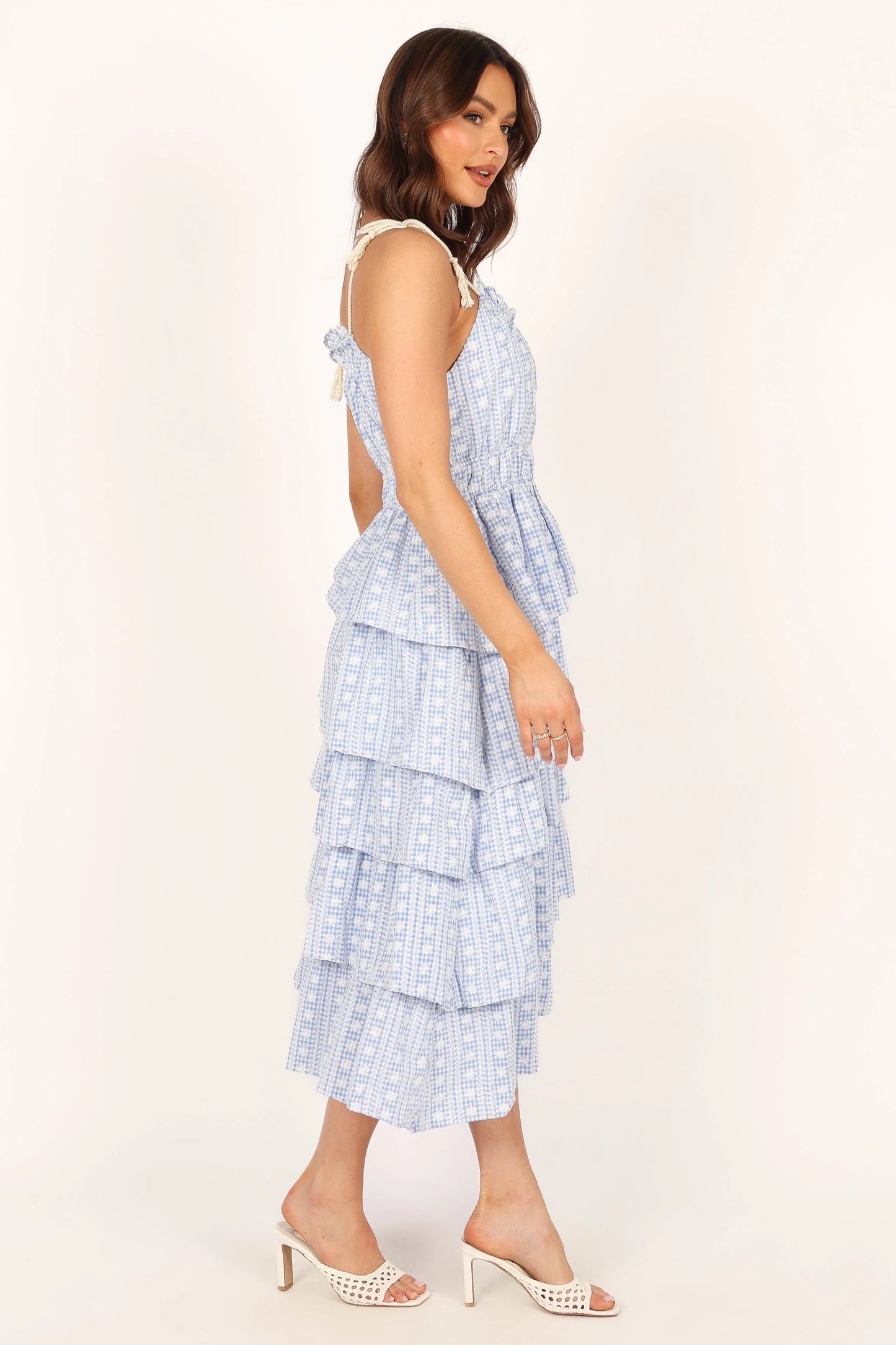 Cora Midi Dress Blue