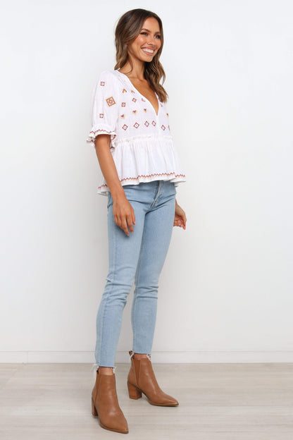 Dawston Top White