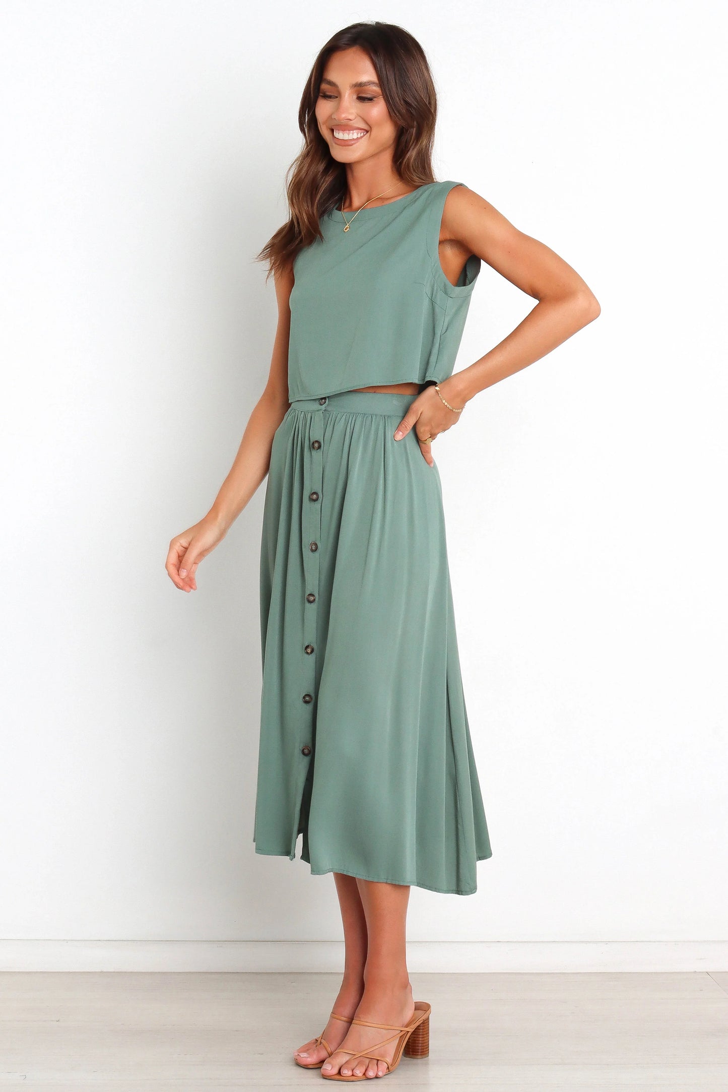 Ava Skirt Green