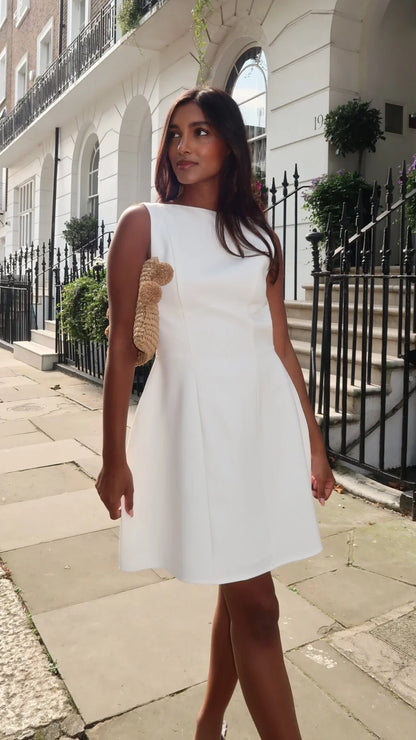 Rafiki Mini Dress White