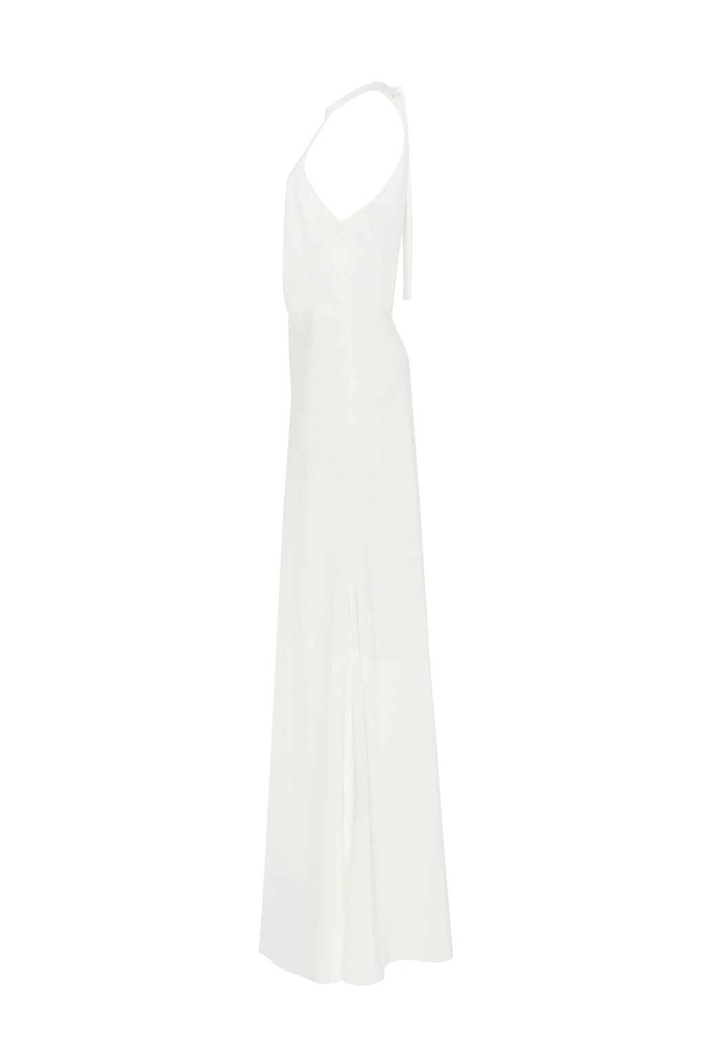 Lovely white halterneck satin maxi dress Xo Xo
