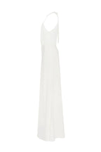 Lovely white halterneck satin maxi dress Xo Xo