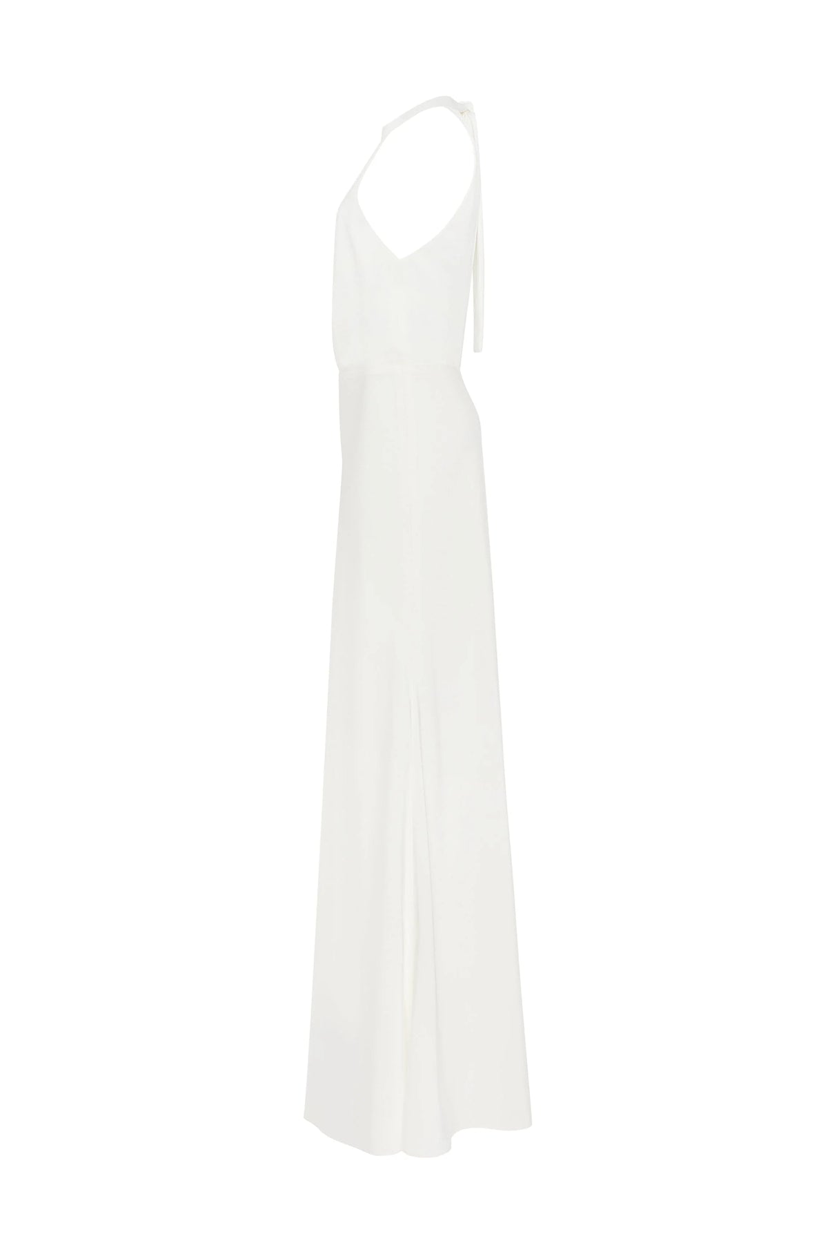 Lovely white halterneck satin maxi dress Xo Xo