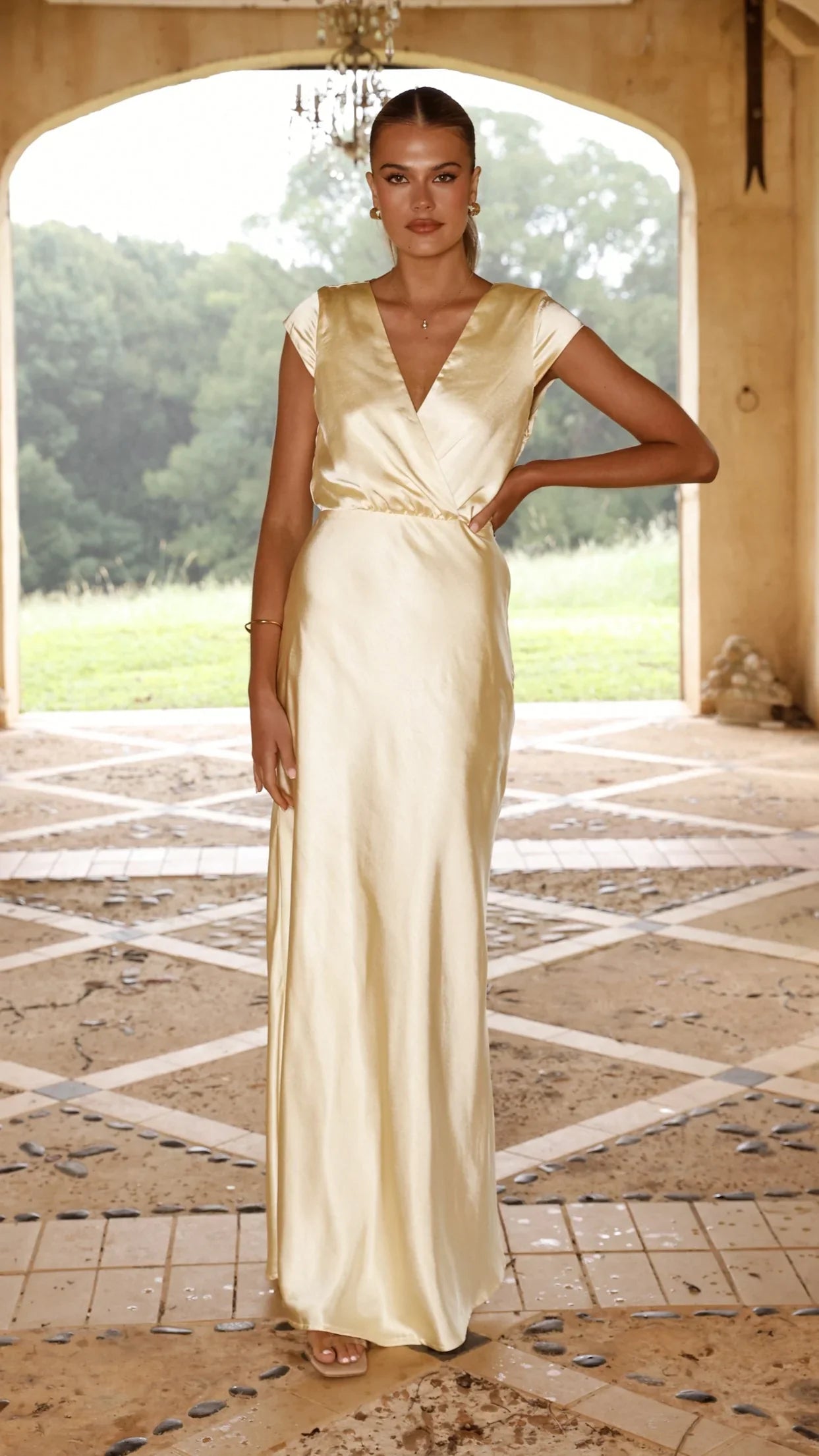 Selma Maxi Dress Yellow