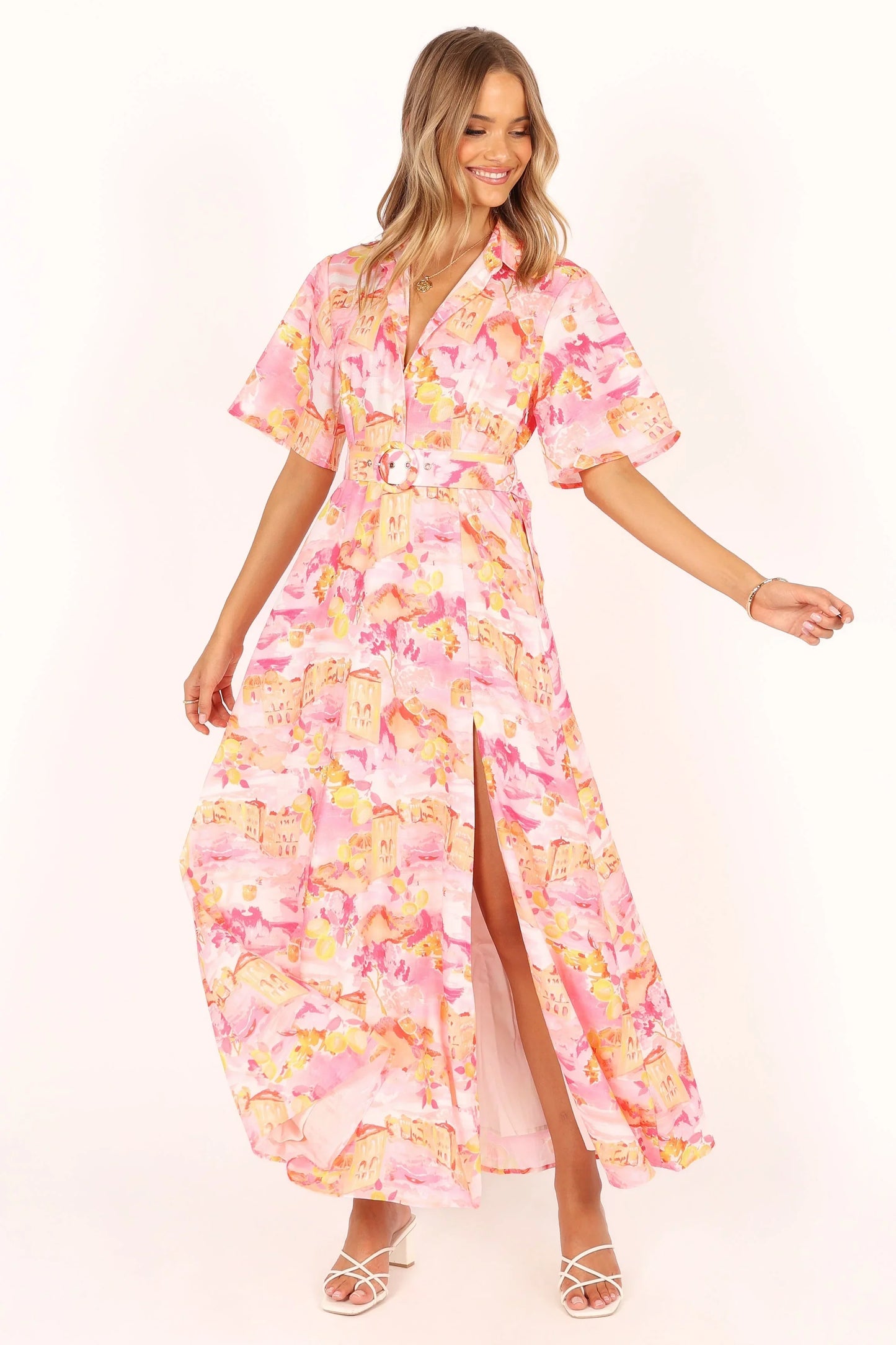 Arianna Maxi Dress Pink Scenic