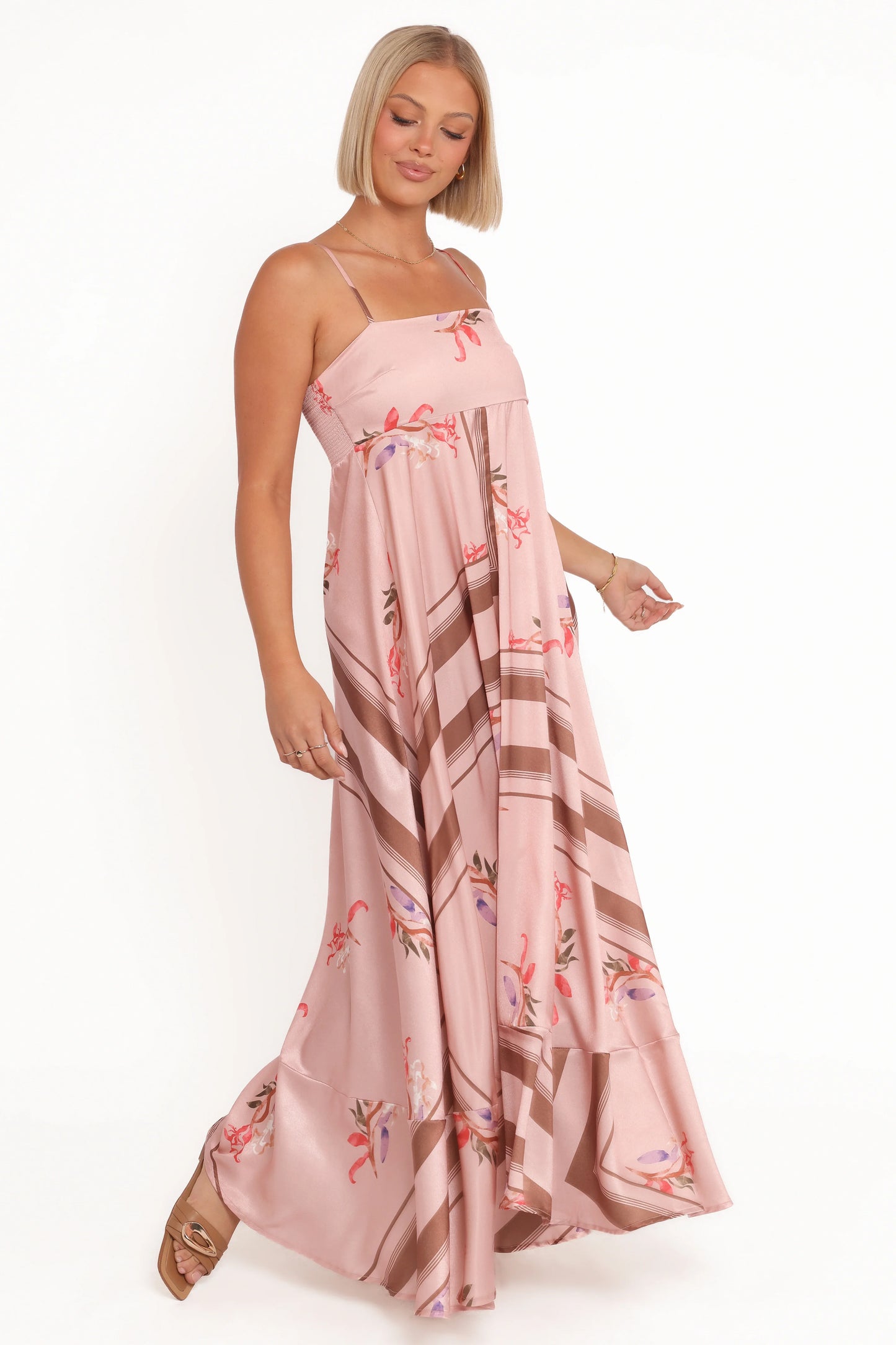 Elanor Maxi Dress Pink Cocoa